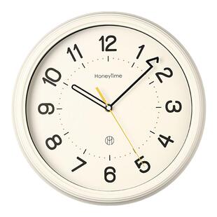 2025新款客厅挂钟简约现代家用卧室挂墙高级感奶油挂表静音时钟表