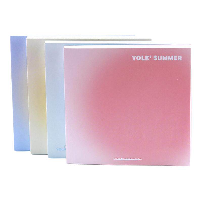 ins风渐变便利贴便签纸马卡龙色留言贴便签纸可撕N次贴办公记事本