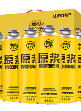 青岛特产精酿原浆啤酒礼盒装