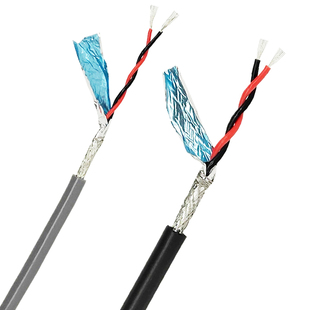 2芯双绞屏蔽线RVSP2*0.15 0.2 0.3软线信号线通讯线二芯485对绞线