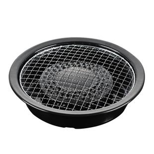 岩谷家庭韩式烤肉盘商用圆形牛排盘轻烟不粘烧烤盘卡式炭火烤网