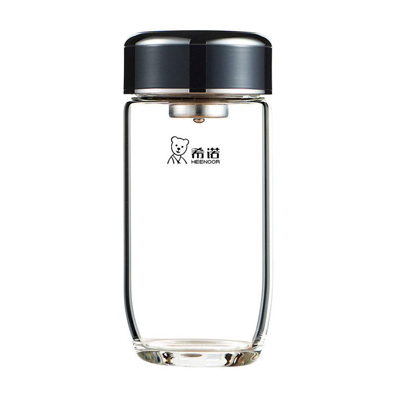 希诺7715玻璃杯单层加厚男士水杯