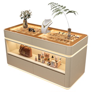 衣帽间中岛台家用落地款首饰收纳柜子斗柜卧室双面抽屉饰品展示柜