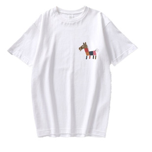 只为福利~2025新款夏季短袖t恤男女印花100%纯棉半袖T恤宽松上衣