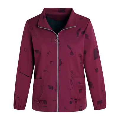 妈妈装秋装夹克外套中老年女外套