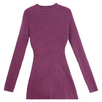 利达NEWDADADA【葡萄成熟时】秋冬显瘦气质百搭潮流连衣裙YFM4097