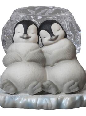 情侣陶瓷摆件客厅商务烛台摆件