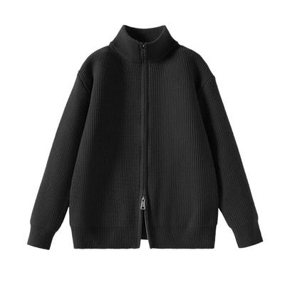 真维斯黑色开衫毛衣男款冬季