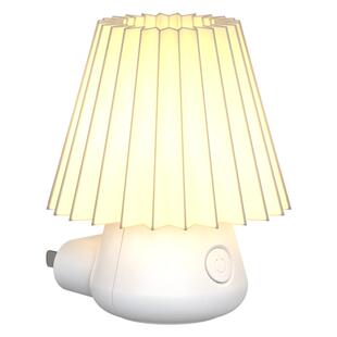 床头声控语音小夜灯卧室睡眠插座台灯插电款婴儿喂奶护眼遥控壁灯
