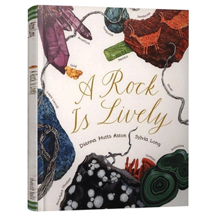 美丽成长生命科普系列 活跃的岩石 英文原版 A Rock Is Lively 岩石 如此活泼 英文版儿童英语科普绘本 百科认知读物 进口原版书籍