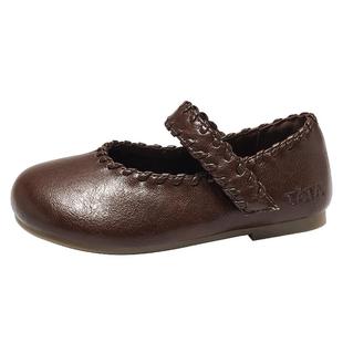 他她童鞋女童小皮鞋2026春季新款儿童玛丽珍鞋配裙子软底公主单鞋