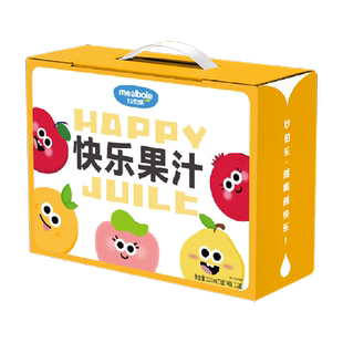 【礼盒装】妙伯乐儿童果蔬汁橙汁梨汁清润无添加NFC2种口味*12瓶