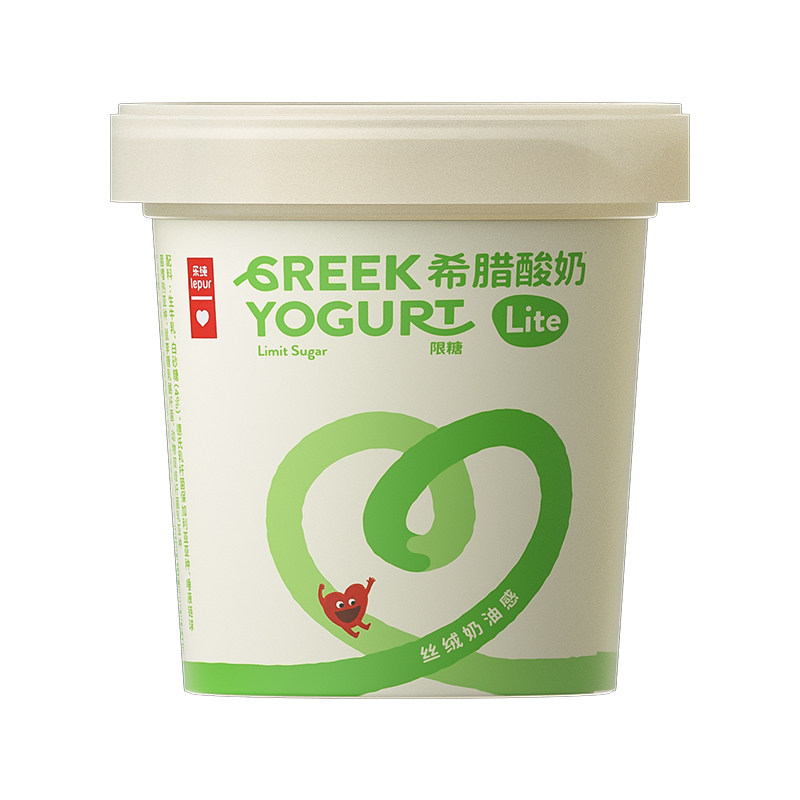 乐纯0蔗糖希腊酸奶720g高蛋白