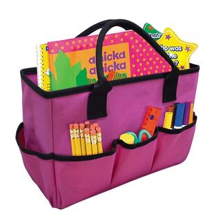 教师上课手提袋教具收纳袋包教具手提文件袋上课文件袋早教收纳袋文具绘本玩具大容量多层折叠教师上课收纳包