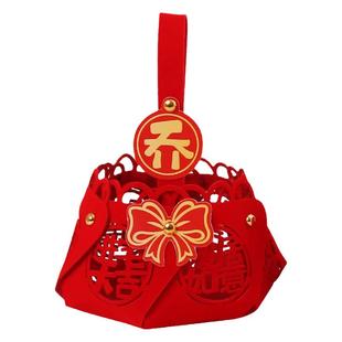 乔迁之喜装饰手提果篮客厅必备新居摆件新年装饰摆件家庭场景布置