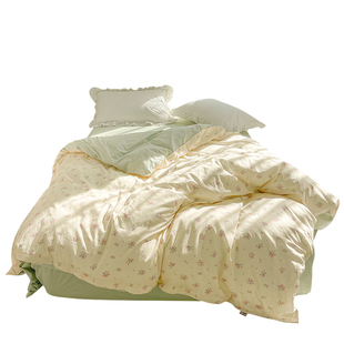 午后小憩 少女心韩系原创小碎花全棉被套被罩单件单双人学生定制