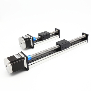 滑台模组CBN滚珠丝杠步进电机电动滑轨升降十字工作台直线导轨