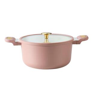 卡罗特汤锅煮锅炖锅蒸锅家用双耳煲汤锅电磁炉燃气灶钛陶瓷不粘锅