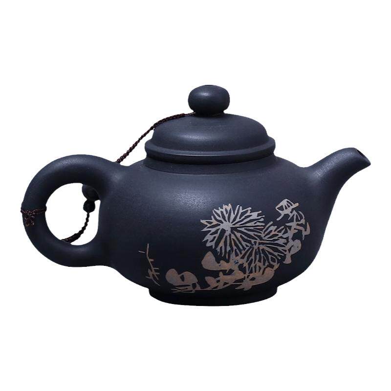 建水紫陶向炳成贝山功夫泡茶壶