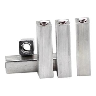 M3四方铝柱铝合金间隔柱双头内牙四方形柱FPV模型机架连接长螺母