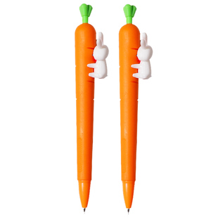 胡萝卜自动铅笔小学生专用0.7活动铅笔高颜值不易断铅矫正握笔姿势免削按动式儿童男女生一二年级绘画考试hb