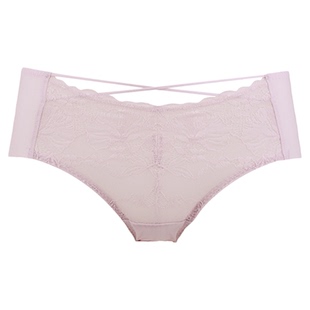 华歌尔Wacoal 蕾丝透气性感中腰三角裤内裤内衣女UP34E5