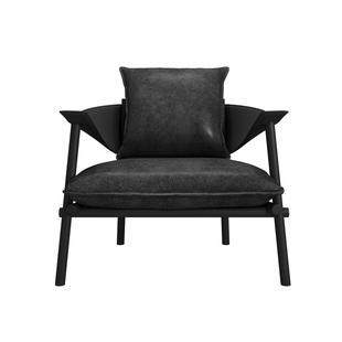 曲美家居包豪斯现代客厅设计师休闲沙发椅 菲斯椅阳光房主人椅