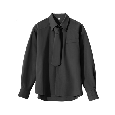 Hualun春秋款长袖衬衫男