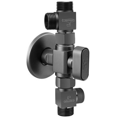 潜水艇1进3出/4出大流量黄铜球阀