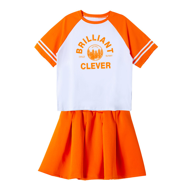 六一儿童表演服啦啦操男女童啦啦队演出服装小学生运动会班服套装