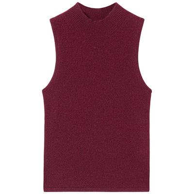 MissSixty气质无袖纯色针织衫