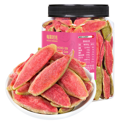 每果时光红心芭乐干500g番石榴水果干果脯蜜饯台湾风味休闲小零食