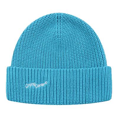 CryingCenter刺绣针织秋冬保暖毛线帽冷帽休闲日常通勤户外徒步