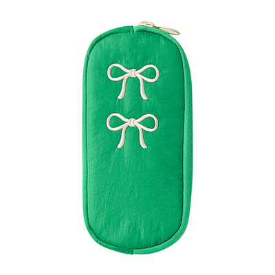 韩国antennashop蝴蝶结刺绣笔袋