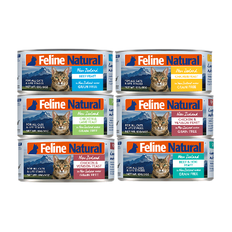K9Natural猫罐头85g×6罐