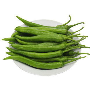 【顺丰包邮】农家新鲜青辣椒土辣椒绿色薄皮尖椒虎皮香辣妹子5斤