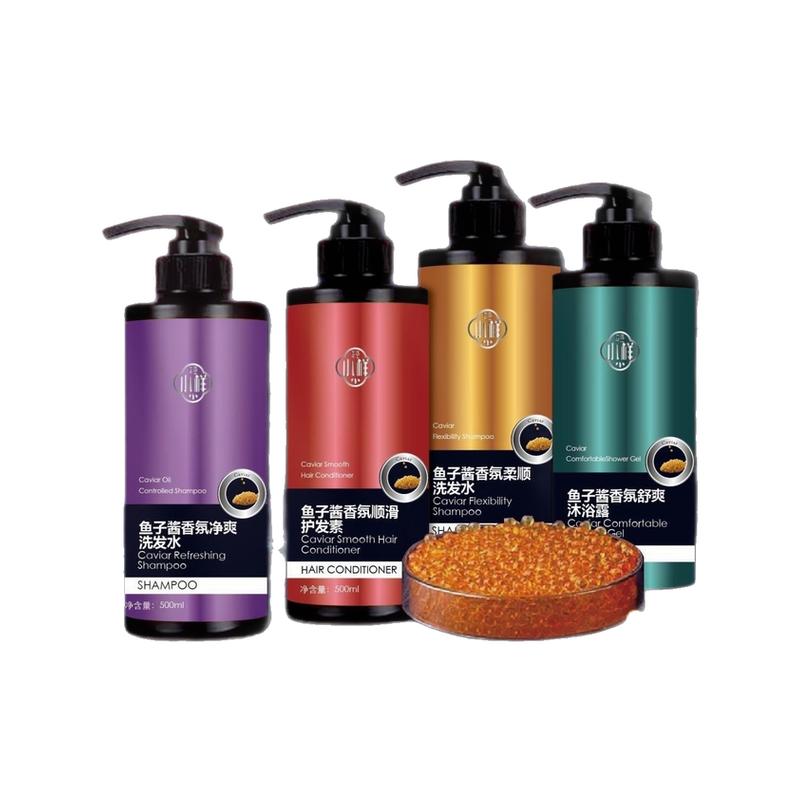 伊玫而洗发水烫染修护养发玫瑰水精萃去屑洗发露蓬松留香门市同款