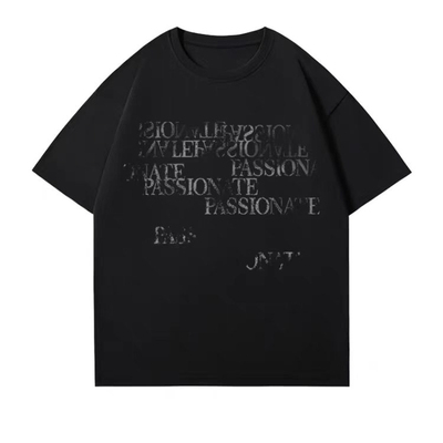 王嘉尔同款美式潮牌短袖T恤