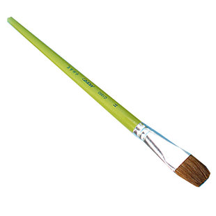 马利牌水粉笔单支狼毫平头水彩画画笔套装初学者丙烯油画刷子全套美术专用绿杆g1860小排笔