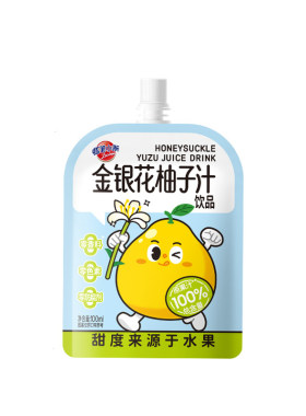 蜡笔小新100ml/支金银花柚子汁