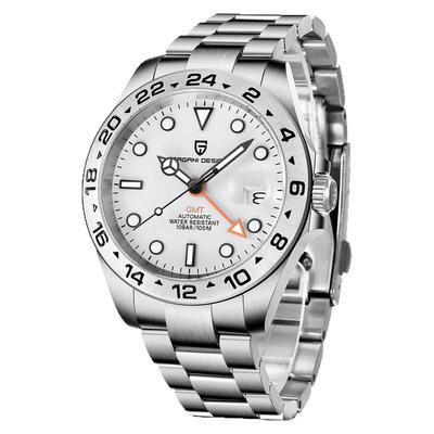 伯佳尼Pagani Design自动机械手表男日历夜光防水GMT机械表PD1682