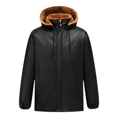 加绒加厚皮衣皮裤套装诚依诺户外