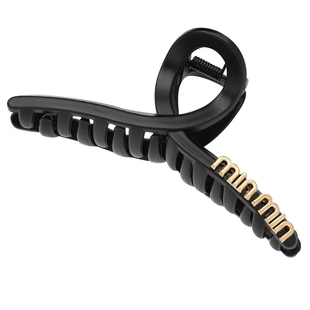 韩版气质黑色鲨鱼夹发卡大号发夹女后脑勺盘发抓夹高级感夹子头饰