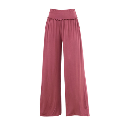 舞蹈裤子莫代尔跳舞直筒阔腿长裤