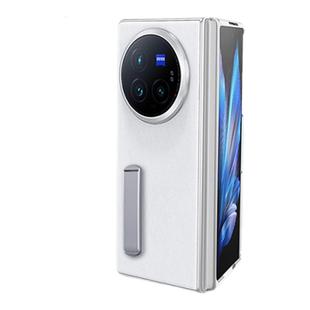 适用vivoxfold3手机壳新款vivo折叠屏真皮xfold3Pro保护套防摔皮质vivi保护壳xfodl3高级带支架商务创意壳