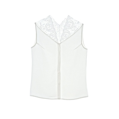 高级感品质蕾丝V领美背内搭