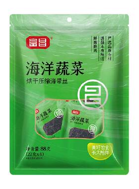 富昌压缩宽叶凉拌腐竹海带丝88g