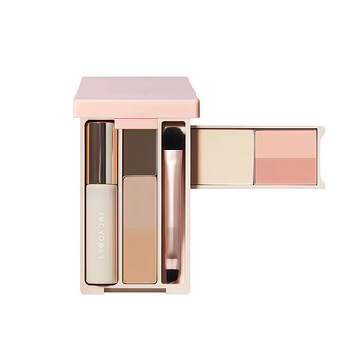 双层新色！Judydoll橘朵便携彩妆综合盘迷你一体掌心盘眼影遮瑕05