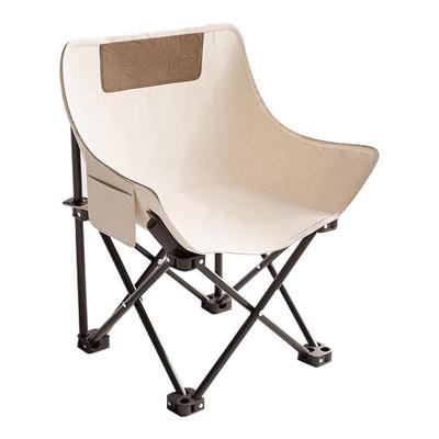 户外折叠椅加高月亮椅露营椅子便携板凳钓鱼沙滩躺椅野餐桌椅装备