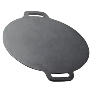 铸铁煎饼锅烙饼锅平底加厚铁板鏊子家用煎饼果子带工具手抓饼商用